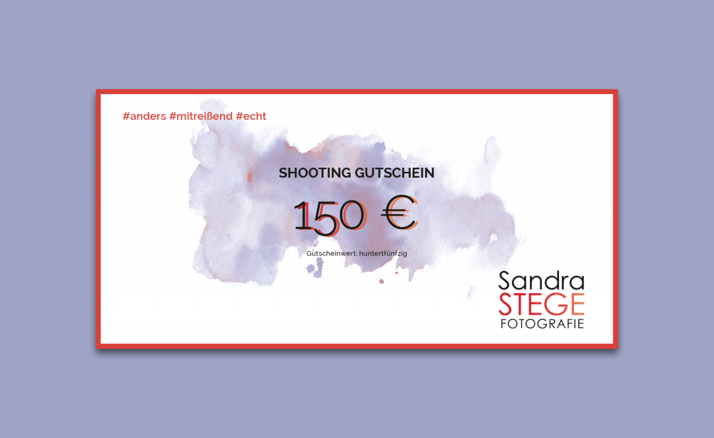 150€ Gutschein - Sandra Stege Fotografie Osnabrück