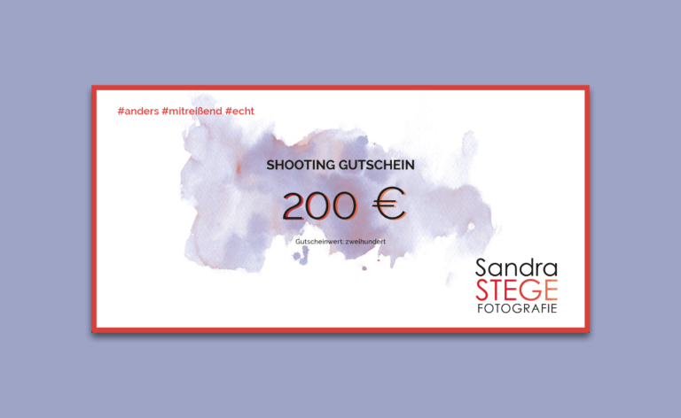 200€ Gutschein - Sandra Stege Fotografie Osnabrück